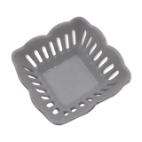 Empty vintage openwork porcelain pocket