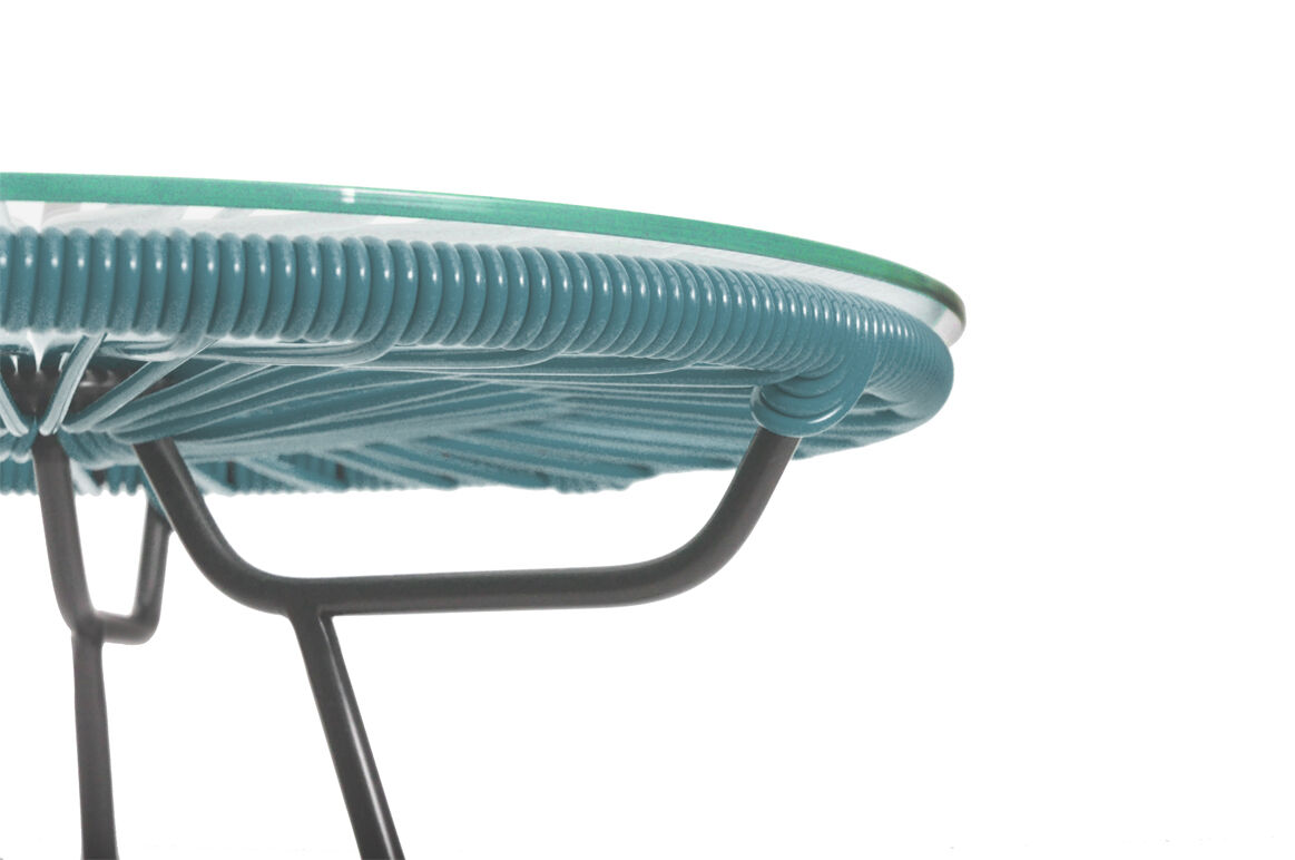 Ocean blue mini zipolite coffee table