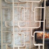 Mid-Century Czech Wall or Room Divider by Ludvik Volak for Drevopodnik Holesov, 1960s, Set of 2