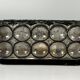 60s 70s Ceiling Lamp Plafoniere Glashütte Limburg Germany Glass & Metal