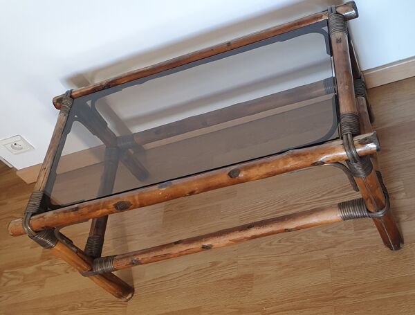 Table en rotin