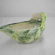 Vintage Gravy Boat Italy Barbotine Sauce Boat