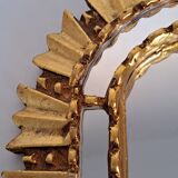 Miroir bois doré