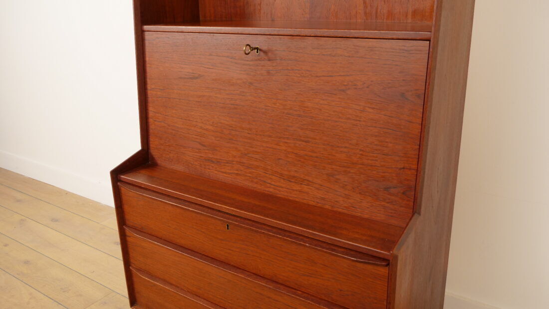 Vintage Danish bookcase | Secretary | Teak | 1960s