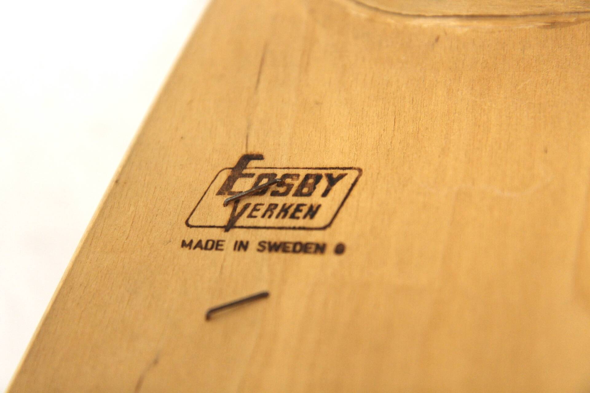 Set of 5 Scandinavian "Pinnstol" chairs, Edsbyverken, Sweden, 1960