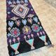 Vintage Boucherouite hallway rug