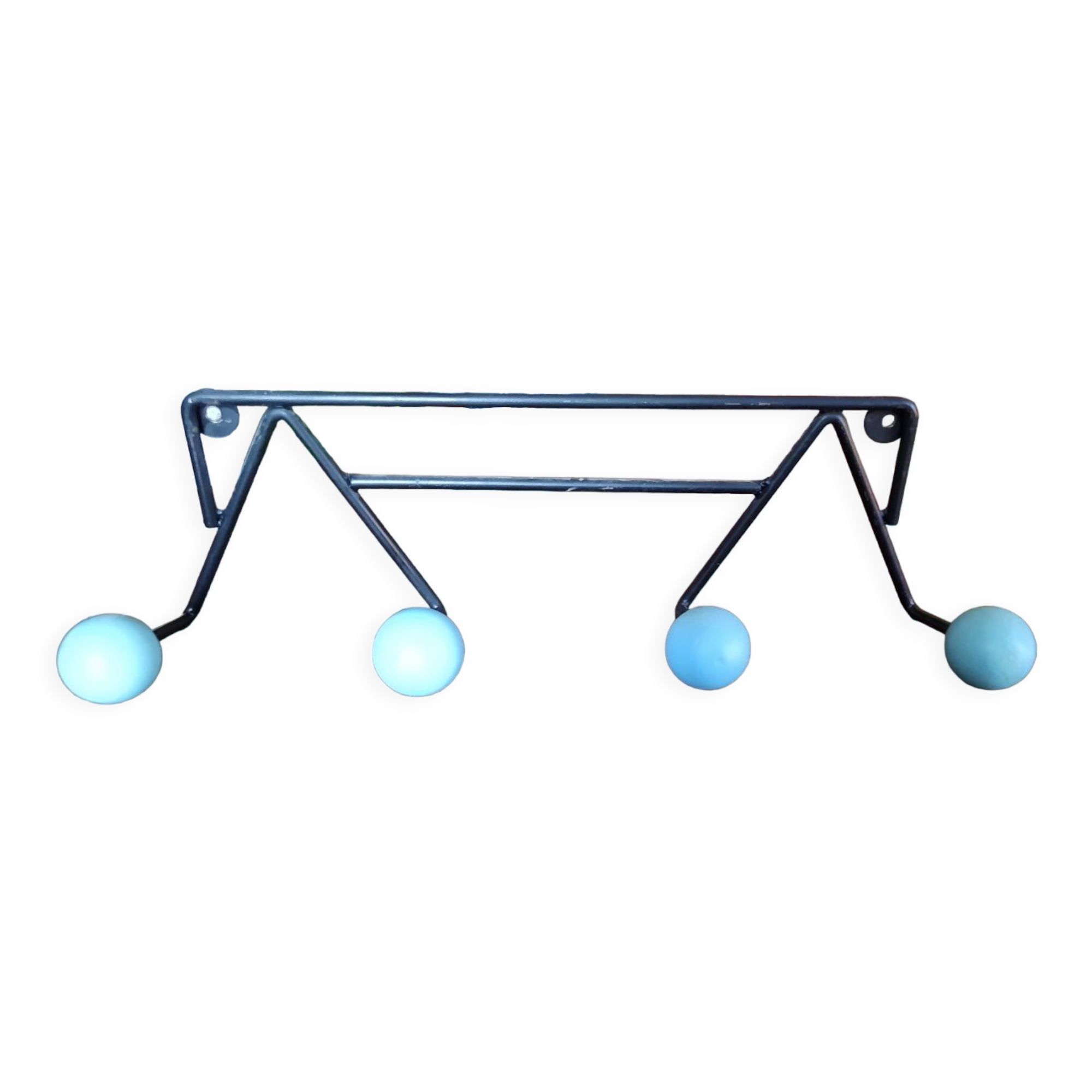 Wall-mounted coat rack 4 balls