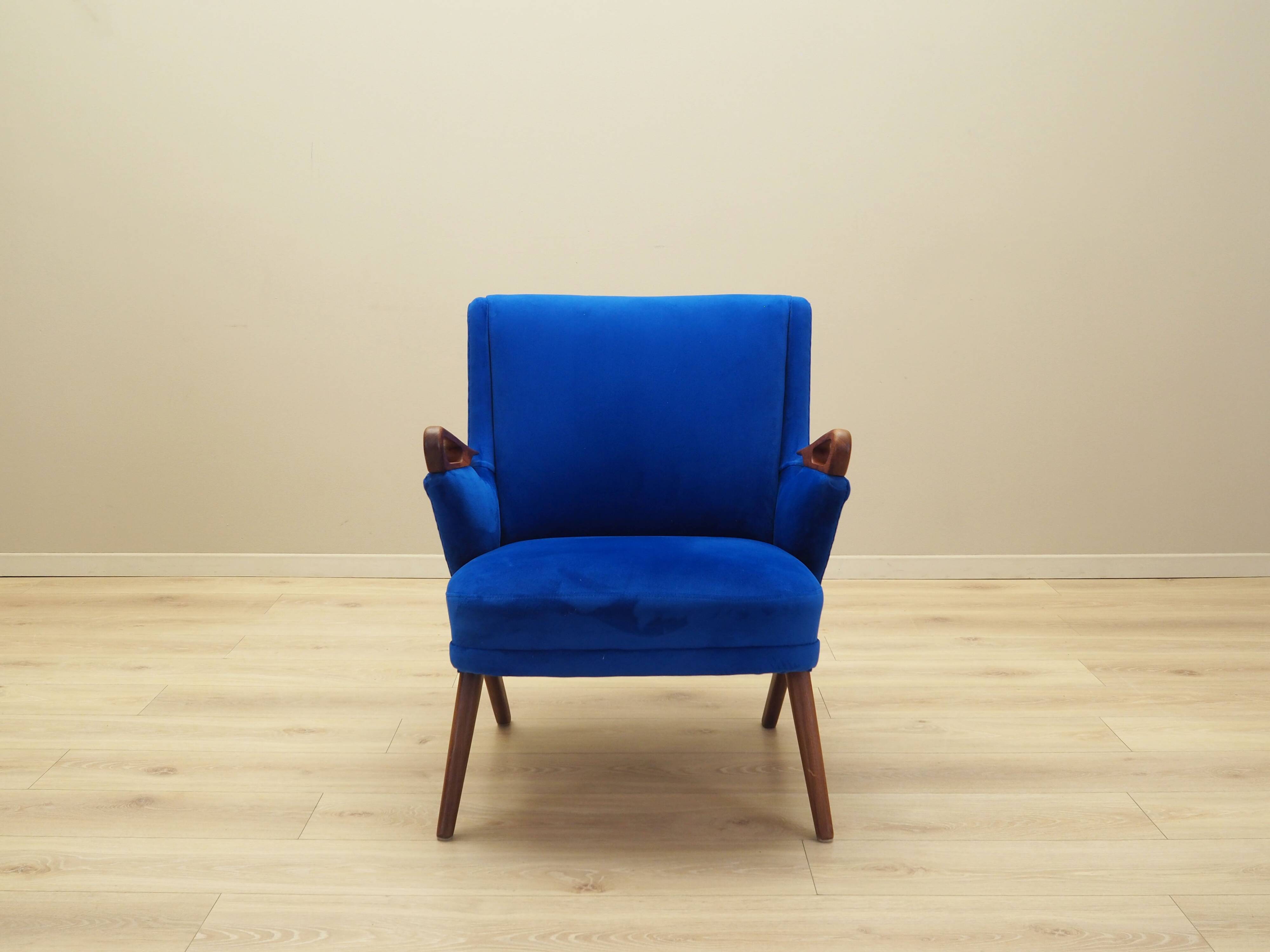 Blue living room set, Danish design, 1960s, designer: Chresten Findahl Brod