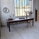 Solid oak table 1900 drapery style XL 250cm
