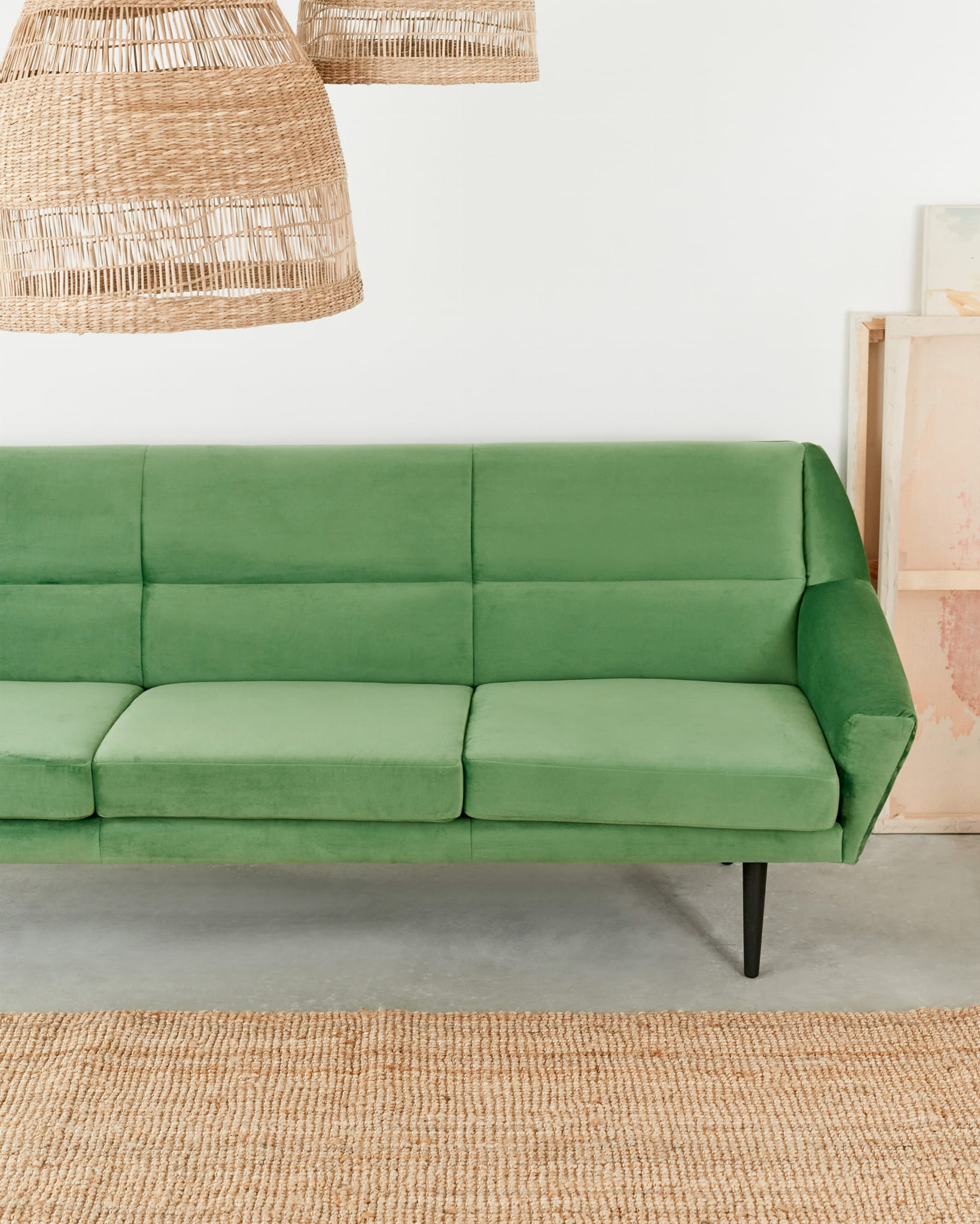 Sofa skagen green, scandinavian design