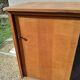 Meuble enfilade vintage bois mélamine année 50 pieds compas