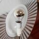 Lampada Di Design Postmoderno in Vetro Anni 80 Vintage