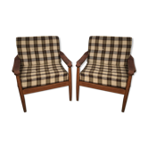 Scandinavian, Danish, vintage, 60s armchairs
