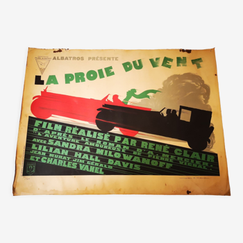 Affiche de cinéma René Clair