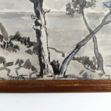 Tableau paysage provençal