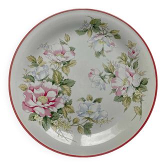 Six vintage Millefleurs Japan flat plates 27.5cm