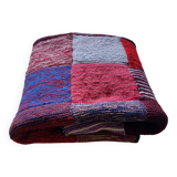 Patchwork wool blanket