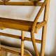 Rattan coat rack