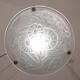 Art Deco Top Quality Pendant Light Floral decorations, Signed Degué