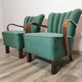 Armchairs by Jindřich Halabala, 1950s, Set of 2