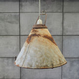 Metal lamp, industrial style, 50's
