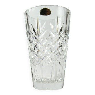 Bohemian crystal vase, Czechoslovakia