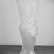 Sculptural vase "Victorian Hand" in frosted moulded glass — 19th century