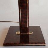 Metal and brass floor lamp, Relco Milano, 1970s.