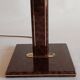 Metal and brass floor lamp, Relco Milano, 1970s.