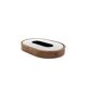 Mid-century olive wood ashtray, Italy ca. 1970