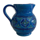 Rimini Blu Ceramic Pitcher by Aldo Londi for Bitossi
