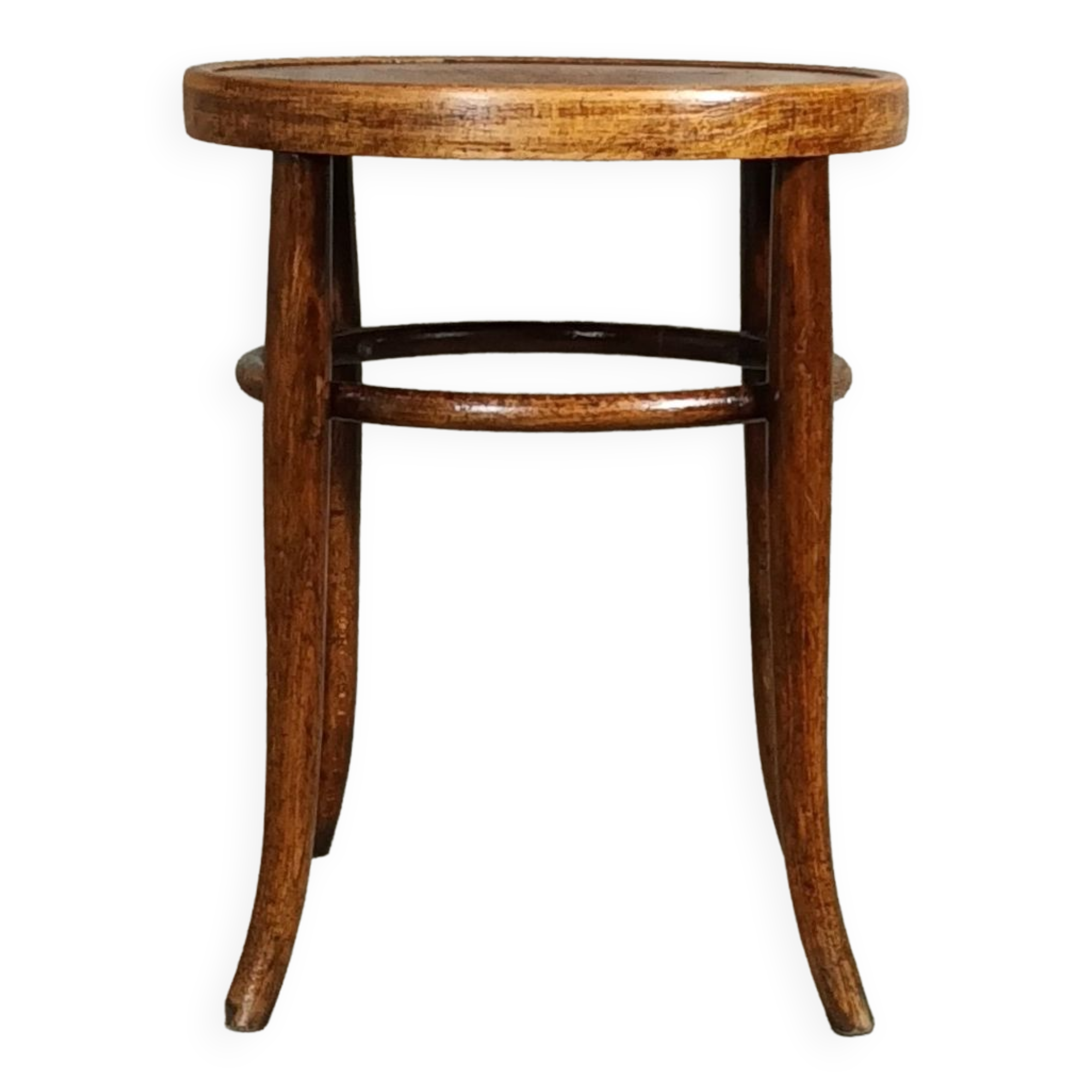 Art Nouveau bistro stool, bois-courbé, 1910
