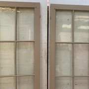 Old double-sided glass door 20th century