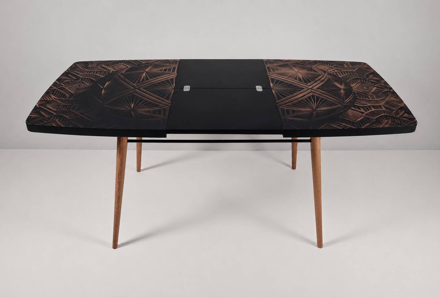 Table en bois vintage, années 1970