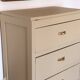 Vintage chiffonier revisited in Artichoke Cream