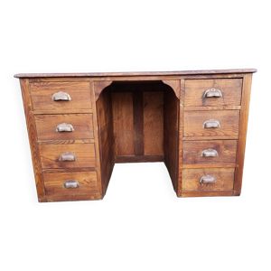 bureau vintage en chêne