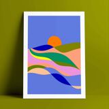 The Waves - Illustration A4