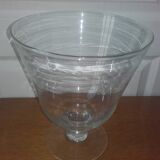 Large antique glass bowl
