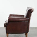 Luxury Sheep Leather Armchair with a Timeless Look