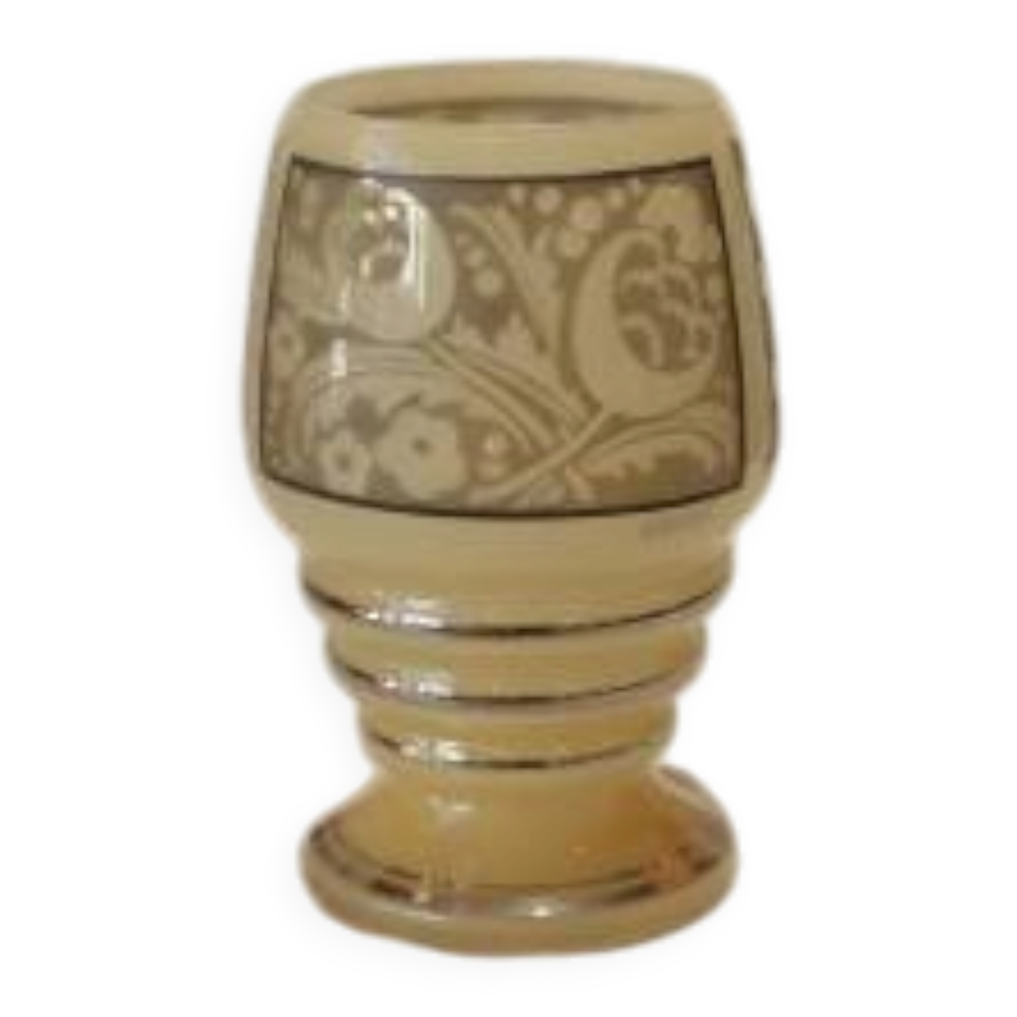 Vase en verre signé d'Argyl, vers 1930, art déco