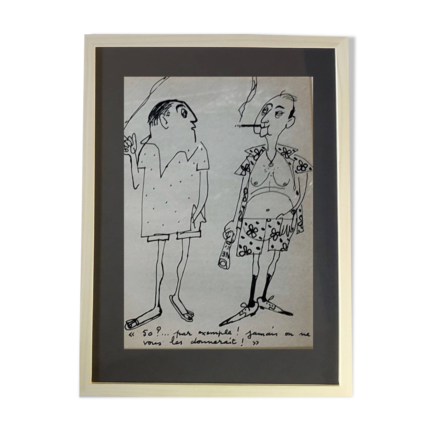 Daninos illustration from 1962 "50 years"