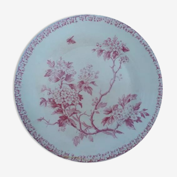 Gien opaque porcelain plate