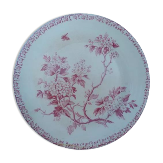 Assiette porcelaine opaque Gien