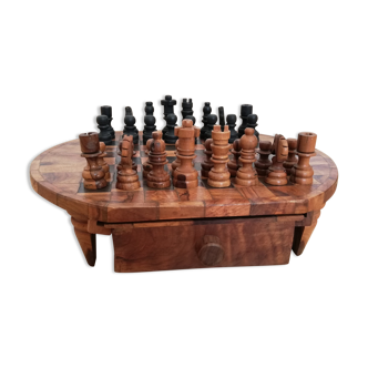Olivier's wooden chessboard