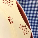 The oval dish small flowers Digoin