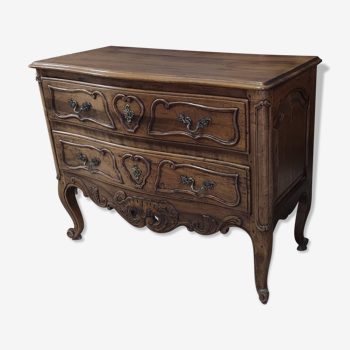 Commode sauteuse en Aulne de style Provençale