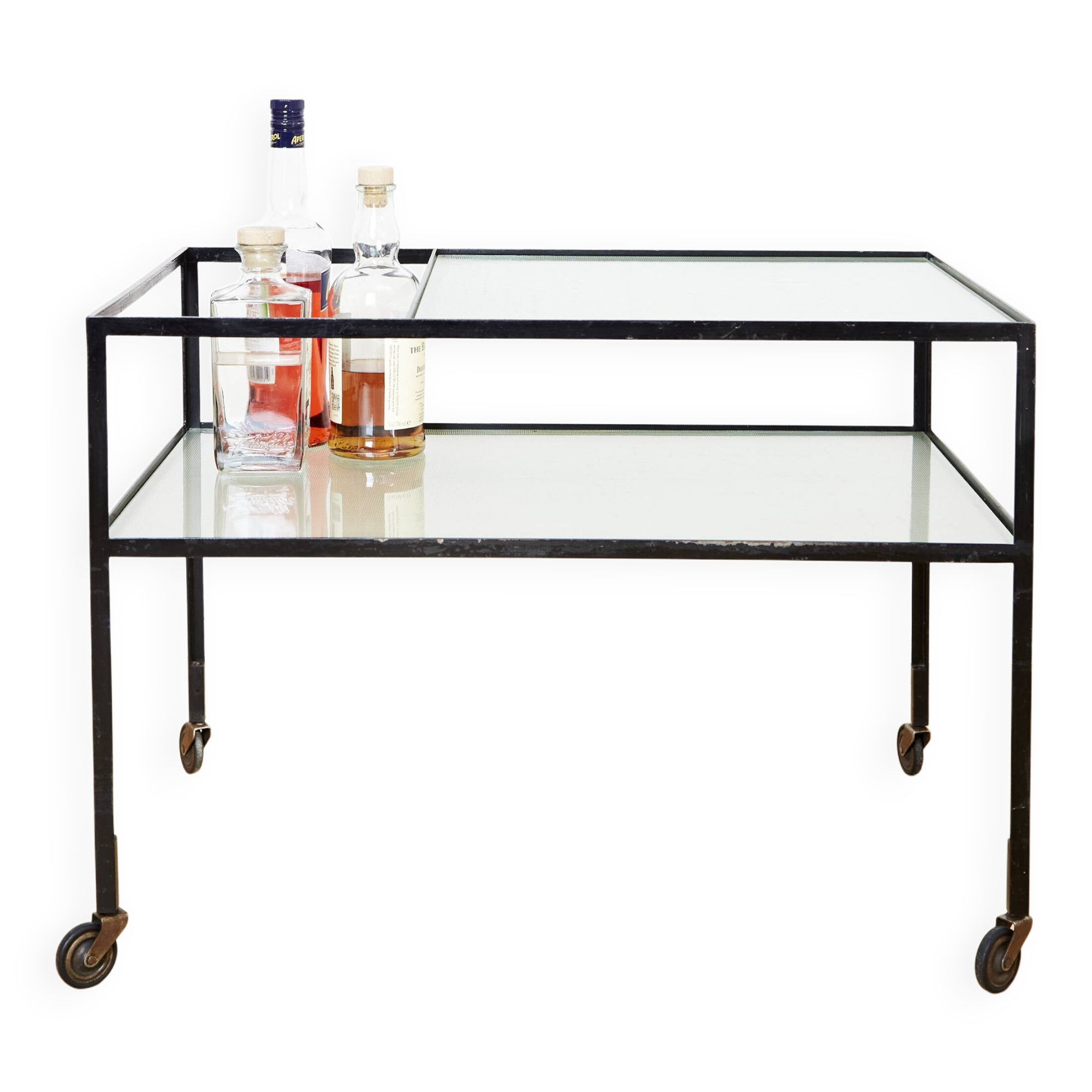 Chariot de bar Herbert Hirche pour Christian Holzäpfel, 1956