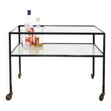 Bar cart Herbert Hirche for Christian Holzäpfel, 1956