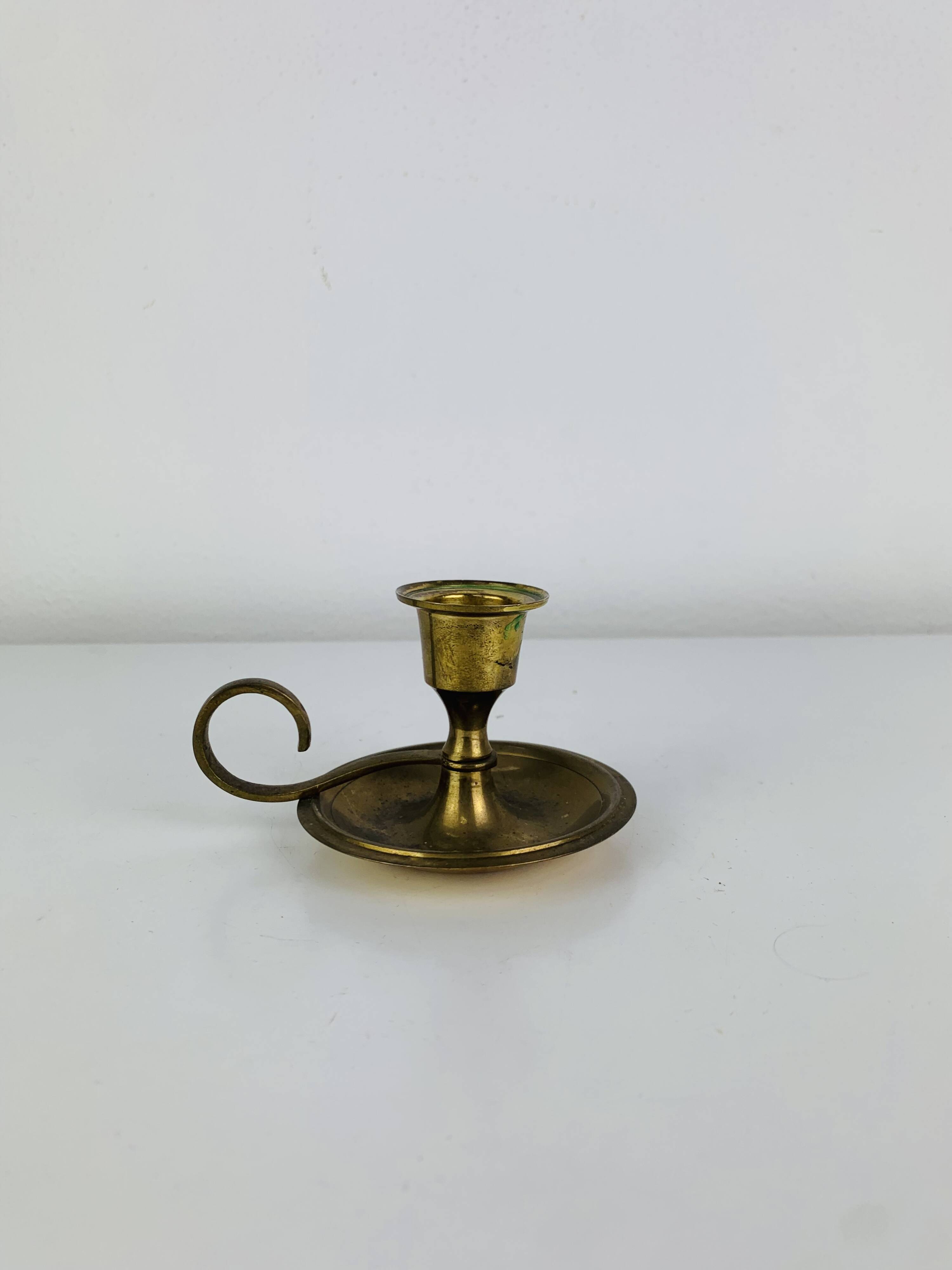 Vintage brass candlestick