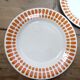 5 Digoin Sarreguemines dessert plates